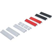 BGS 8442-1 Schraubstock-Schutzbacken-Satz | Aluminium | 125 mm | 8-tlg.