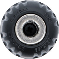 BGS Diy 84527 Schnellspannbohrfutter | 0,8 - 10 mm | Antrieb Außensechskant 6,3 mm (1/4")