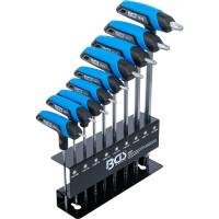 BGS 8485 T-Griff-Schlüssel-Satz | T-Profil (für Torx) T10 - T50 | 9-tlg.