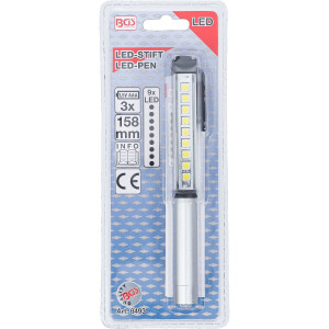 BGS 8493 Aluminium-LED-Stift mit 9 LEDs
