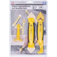 BGS Diy 85213 Silikon-Fugenentferner und Spachtel-Satz | 3-tlg.