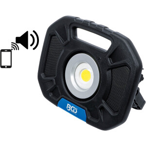 BGS 85332 COB-LED-Arbeits-Strahler | 40 W | mit integrierten Lautsprechern