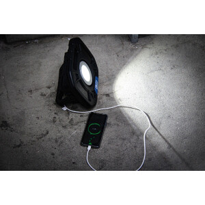 BGS 85332 COB-LED-Arbeits-Strahler | 40 W | mit integrierten Lautsprechern