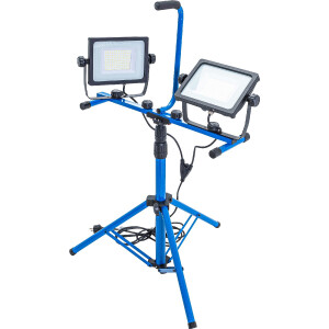 BGS 85338 Duo-SMD-LED-Arbeits-Strahler | mit Stativ | 2 x 70 W