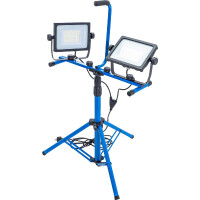 BGS 85338 Duo-SMD-LED-Arbeits-Strahler | mit Stativ | 2 x 70 W