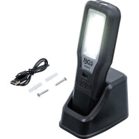 BGS 85347 COB-LED Arbeits-Leuchte | klappbar | mit Ladestation