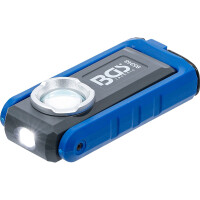 BGS 85348 COB-LED-Werkstattleuchte mit Magnet und Haken | klappbar | mit induktiver Ladefunktion