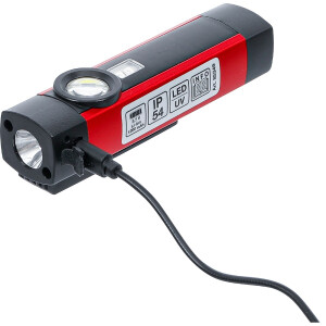 BGS Diy 85349 COB-LED / UV-Aluminium-Handleuchte | 1 W