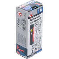 BGS Diy 85349 COB-LED / UV-Aluminium-Handleuchte | 1 W