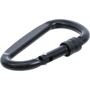 BGS Diy 85795 Karabinerhaken | D-Form | mit Schraubsicherung