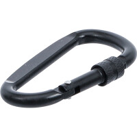 BGS Diy 85795 Karabinerhaken | D-Form | mit Schraubsicherung