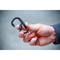 BGS Diy 85795 Karabinerhaken | D-Form | mit Schraubsicherung