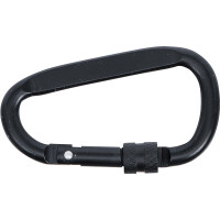 BGS Diy 85795 Karabinerhaken | D-Form | mit Schraubsicherung