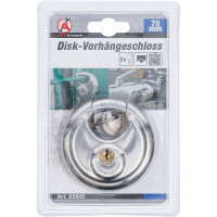 BGS Diy 85806 Disk-Vorhängeschloss | 70 mm