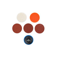 BGS 8592 Schleif- und Polierscheiben-Satz | Ø 125 mm