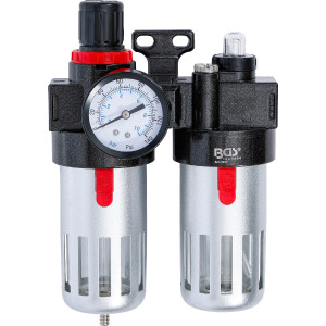 BGS 8603 Druckluft-Filter / Öler-Einheit mit Druckregler