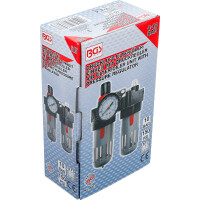 BGS 8603 Druckluft-Filter / Öler-Einheit mit Druckregler