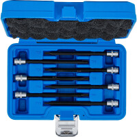 BGS 8618 Bit-Einsatz-Sortiment | Antrieb Innenvierkant 6,3 mm (1/4") | T-Profil (für Torx) mit Kugelkopf T10 - T40 | 7-tlg.