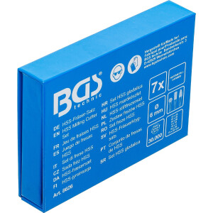BGS 8626 HSS-Fräser-Satz | 7-tlg.