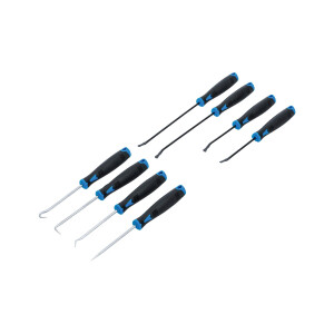 BGS 8638 Haken-Satz mit geraden und abgerundeten Spitzen | 8-tlg.