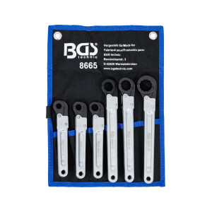 BGS 8665 Leitungs-Ratschenschlüssel-Satz | 6-tlg.