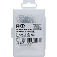 BGS 873-5 Reparatur-Klammern | L-Form | Ø 0,8 mm | 100-tlg.