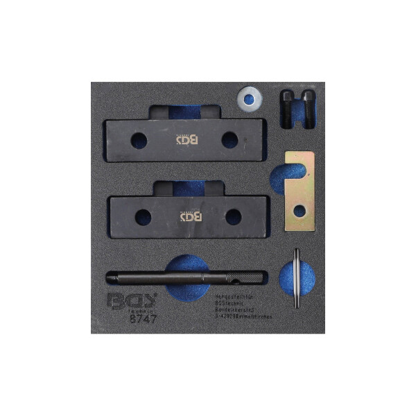 BGS 8747 Werkstattwageneinlage 1/6: Motor-Einstellwerkzeug-Satz | für BMW M42, M50