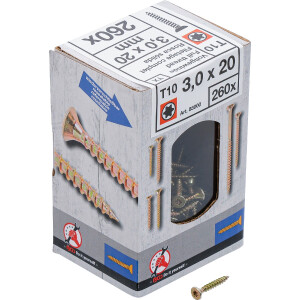 BGS Diy 88000 Mehrzweckschrauben | T-Profil (für...
