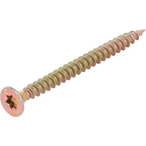 BGS Diy 88005 Mehrzweckschrauben | T-Profil (für Torx) T20 | 4,0 x 50 mm | 120 Stück