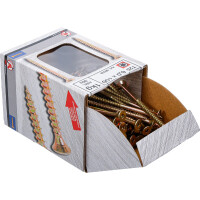 BGS Diy 88032 Mehrzweckschrauben | T-Profil ( für Torx) T25 | 6,0 x 100 mm | 1 kg / 80 Stück