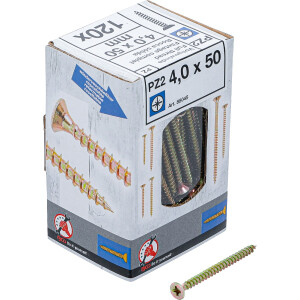 BGS Diy 88045 Mehrzweckschrauben | Kreuzschlitz PZ2 | 4,0...