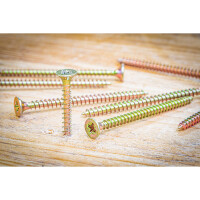 BGS Diy 88047 Mehrzweckschrauben | Kreuzschlitz PZ2 | 4,0 x 60 mm | 110 Stück