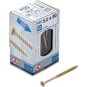 BGS Diy 88049 Mehrzweckschrauben | Kreuzschlitz PZ2 | 5,0...