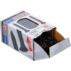 BGS Diy 88061 Schnellbauschrauben | PH2 | Feingewinde | 3,9 x 25 mm | 200 Stück