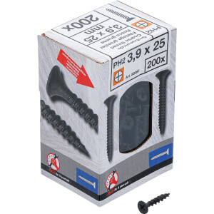 BGS Diy 88065 Schnellbauschrauben | PH2 | Grobgewinde |...