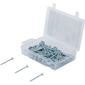 BGS Diy 88114 Nägel-Sortiment | 200 g | 2,5 x 40 mm