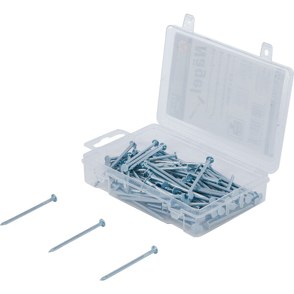 BGS Diy 88116 Nägel-Sortiment | 200 g | 2,5 x 50 mm