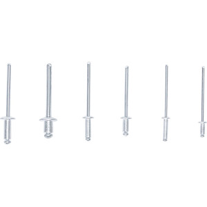 BGS Diy 88142 Blindnieten-Sortiment | Ø 2,4 - 4,8...