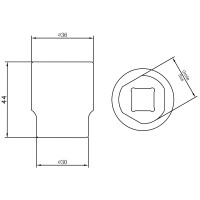 BGS 8827 Steckschlüssel-Einsatz-Satz für Bosch VE-Pumpen