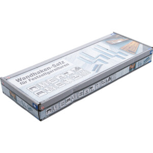 BGS Diy 88315 Wandhaken-Satz | für Festzeltgarnituren | 4-tlg.