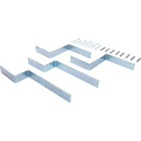 BGS Diy 88315 Wandhaken-Satz | für Festzeltgarnituren | 4-tlg.
