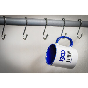 BGS Diy 88323 S-Haken-Satz | 75 mm | 5-tlg.