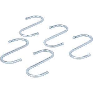 BGS Diy 88325 S-Haken-Satz | 100 mm | 5-tlg.