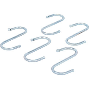 BGS Diy 88325 S-Haken-Satz | 100 mm | 5-tlg.