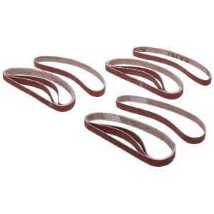 BGS 8853-1 Schleifband-Satz | für Art. 8853 | 10 mm x 330 mm | K 60 - 80 - 120 | 12 tlg.