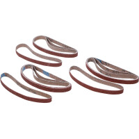 BGS 8853-1 Schleifband-Satz | für Art. 8853 | 10 mm x 330 mm | K 60 - 80 - 120 | 12 tlg.