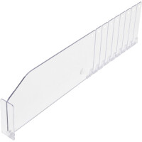 BGS 89957 Kunststoff-Trenner | transparent | 285 / 480 x 120 mm