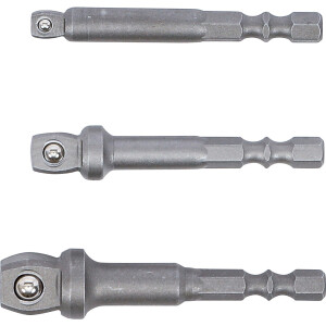 BGS 9162 Bohrmaschinen-Kippadapter-Satz | Antrieb Außensechskant 6,3 mm (1/4") | 3-tlg.
