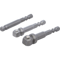 BGS 9162 Bohrmaschinen-Kippadapter-Satz | Antrieb Außensechskant 6,3 mm (1/4") | 3-tlg.