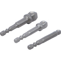 BGS 9162 Bohrmaschinen-Kippadapter-Satz | Antrieb Außensechskant 6,3 mm (1/4") | 3-tlg.